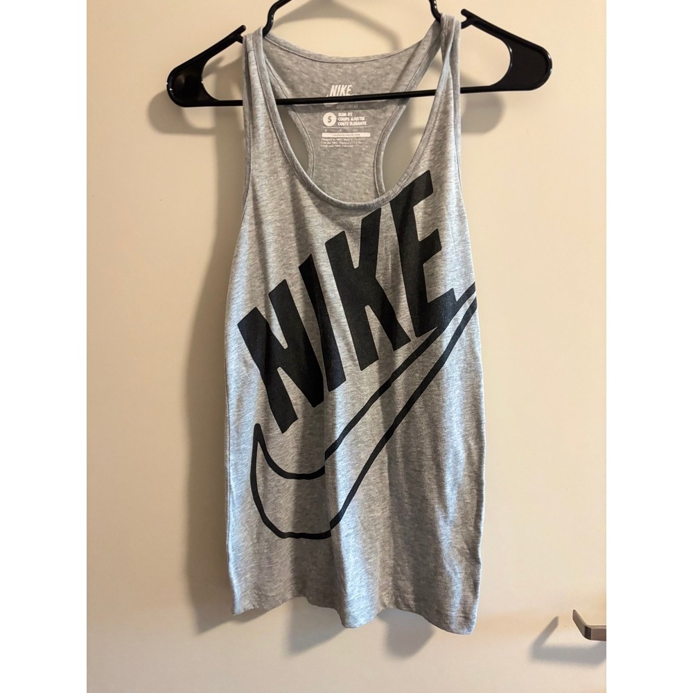 Nike Athletic Tank Top Women's Size S Gray